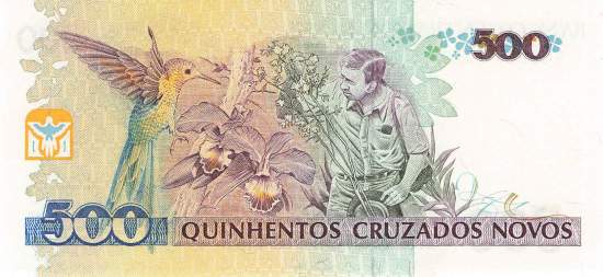 500 Cruzados Novos 1989